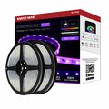 Nuvo Dimension Pro Tape Light Strip 64 ft. RGB + Tunable White - Plug - IP65 - Starfish IOT - RF Remote 64/142